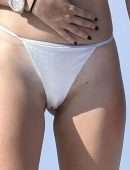 Bella Thorne Booty in Bikini on a Yacht in Sardinia