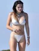 Bella Thorne Booty in Bikini on a Yacht in Sardinia