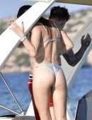 Bella Thorne Booty in Bikini on a Yacht in Sardinia