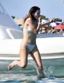 Bella Thorne Booty in Bikini on a Yacht in Sardinia