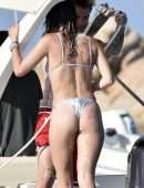 Bella Thorne Booty in Bikini on a Yacht in Sardinia