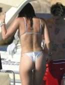 Bella Thorne Booty in Bikini on a Yacht in Sardinia