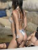 Bella Thorne Booty in Bikini on a Yacht in Sardinia