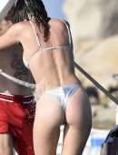 Bella Thorne Booty in Bikini on a Yacht in Sardinia