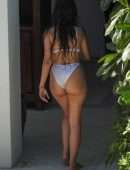 Camila Cabello Big Booty in Swimsuit at a Beach in Miami
