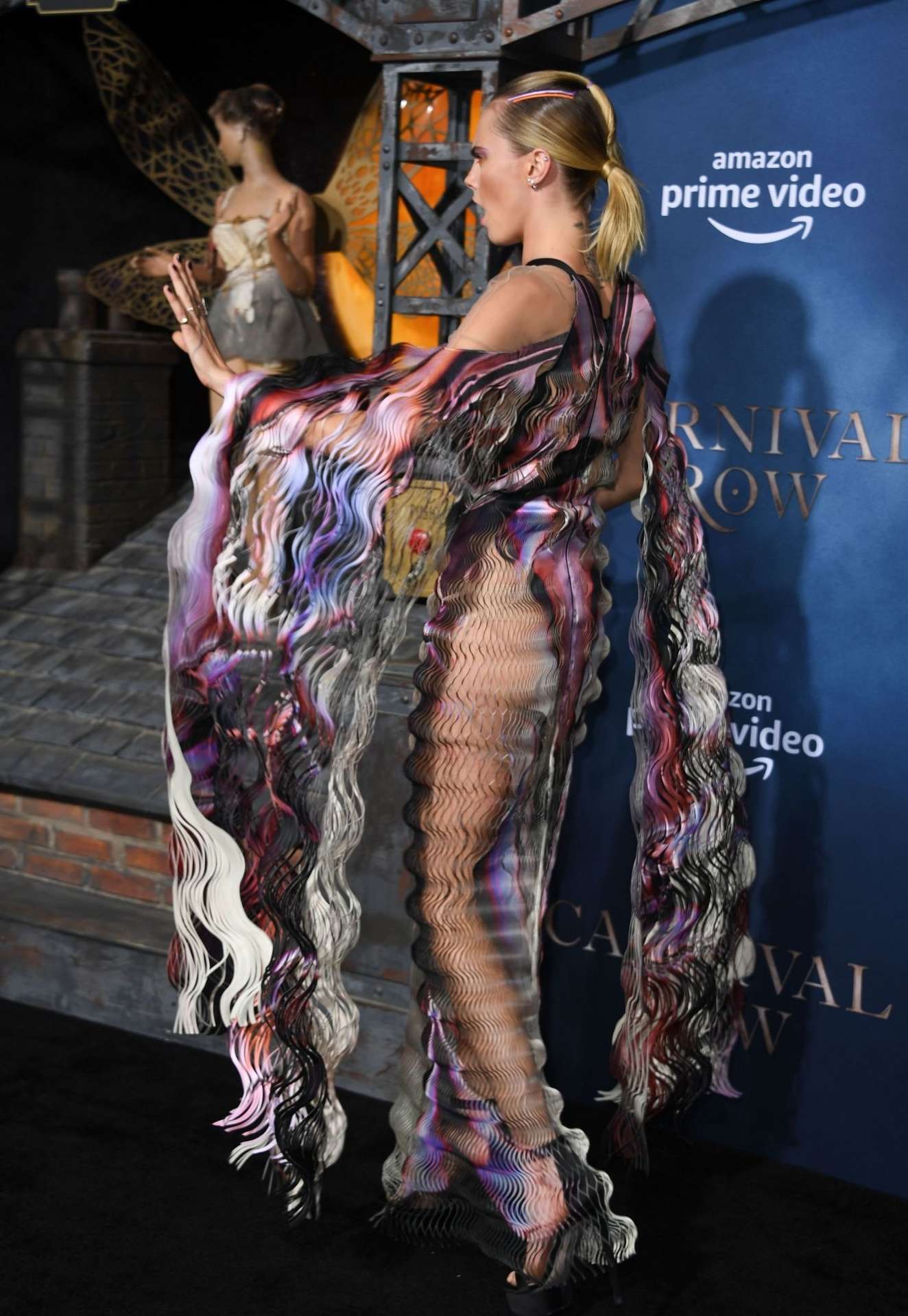 Cara Delevingne at the Premiere of Carnival Row in LA