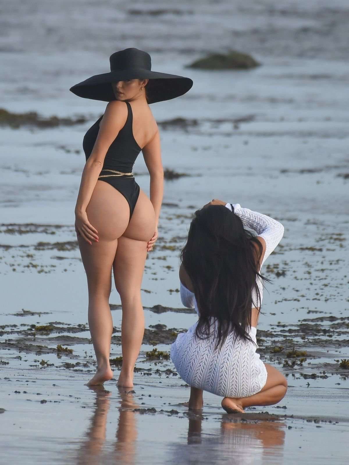 Demi Rose Mawby Booty in Swimsuit on the Set of a Photoshoot in Bali