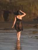 Demi Rose Mawby Booty in Swimsuit on the Set of a Photoshoot in Bali