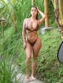 Demi Rose Mawby Booty in Bikni Photoshoot in Bali Jungle