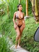 Demi Rose Mawby Booty in Bikni Photoshoot in Bali Jungle