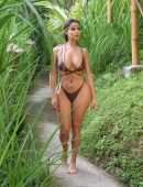 Demi Rose Mawby Booty in Bikni Photoshoot in Bali Jungle