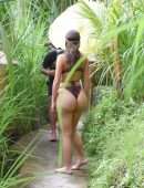 Demi Rose Mawby Booty in Bikni Photoshoot in Bali Jungle