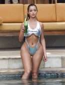 Demi Rose Mawby Booty in Swimsuit for Photoshoot in Bali