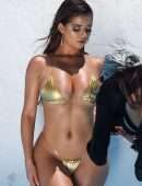Demi Rose Mawby Gold Booty Bikini Photoshoot