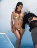 Demi Rose Mawby Gold Booty Bikini Photoshoot