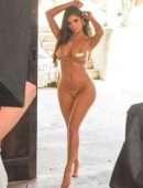 Demi Rose Mawby Gold Booty Bikini Photoshoot