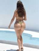 Demi Rose Mawby Gold Booty Bikini Photoshoot