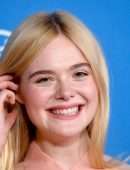 Elle Fanning at D23 Disney Expo in Anaheim, California