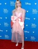 Elle Fanning at D23 Disney Expo in Anaheim, California