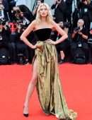 Elsa Hosk Leggy at the Premiere of “Marriage Story” in Venice