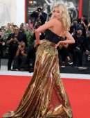 Elsa Hosk Leggy at the Premiere of “Marriage Story” in Venice