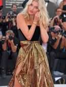 Elsa Hosk Leggy at the Premiere of “Marriage Story” in Venice