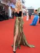 Elsa Hosk Leggy at the Premiere of “Marriage Story” in Venice