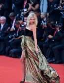 Elsa Hosk Leggy at the Premiere of “Marriage Story” in Venice