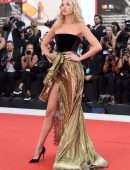 Elsa Hosk Leggy at the Premiere of “Marriage Story” in Venice