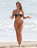 Farrah Abraham Booty in Bikini at the Beach in Venice