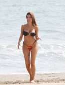 Farrah Abraham Booty in Bikini at the Beach in Venice