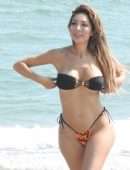 Farrah Abraham Booty in Bikini at the Beach in Venice