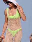 Irina Shayk in Bikini on a Yacht in Ibiza