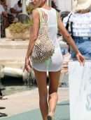 Irina Shayk in Bikini on a Yacht in Ibiza