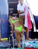 Irina Shayk in Bikini on a Yacht in Ibiza