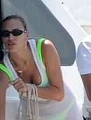 Irina Shayk in Bikini on a Yacht in Ibiza