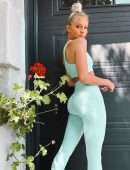 Jordyn Jones Booty in Tights for Photoshoot