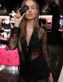 Josephine Skriver in Victoria's Secret Celebrates New Fall Collection in Natick, Massachusetts
