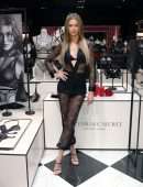 Josephine Skriver in Victoria's Secret Celebrates New Fall Collection in Natick, Massachusetts