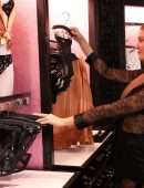 Josephine Skriver in Victoria's Secret Celebrates New Fall Collection in Natick, Massachusetts