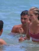 Josie Canseco Booty in Thong Bikini on the Beach in Honolulu