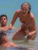 Josie Canseco Booty in Thong Bikini on the Beach in Honolulu