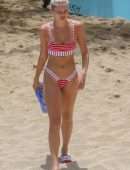 Josie Canseco Booty in Thong Bikini on the Beach in Honolulu