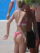 Josie Canseco Booty in Thong Bikini on the Beach in Honolulu