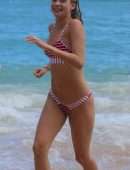 Josie Canseco Booty in Thong Bikini on the Beach in Honolulu