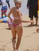 Josie Canseco Booty in Thong Bikini on the Beach in Honolulu