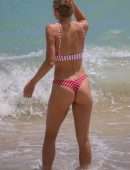 Josie Canseco Booty in Thong Bikini on the Beach in Honolulu