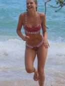 Josie Canseco Booty in Thong Bikini on the Beach in Honolulu