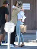 Julianne Hough Booty in Leggings Out to Lunch in Sherman Oaks