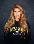 Kara Del Toro in Gregorio Campos for Pleasures X Guess Jeans Calendar & Campaign 2019
